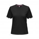 Only ONLNIKKI LIFE S/S MIX TOP JRS 15319435 black