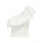 Only ONLSOFFY ONE SHOULDER MIX TOP JRS 15320339 cloud dancer Only ONLSOFFY ONE SHOULDER MIX TOP JRS 15320339 cloud dancer