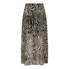 Only ONLASTA LIFE SLIT ANKEL SKIRT PTM 15322915 black rooted zebra