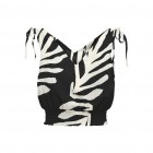 Only ONLNOVA LIFE VIS S/L CELESTE TOP AOP 15325492 black 548 upscale palm
