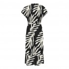 Only ONLNOVA LIFE VIS ZILLA LONG DRESS AOP 15325514 black 548 upscale palm