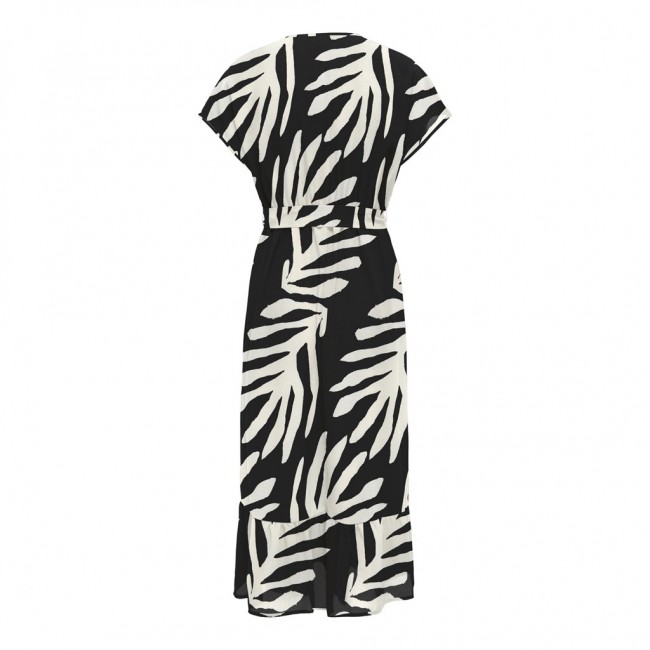Only ONLNOVA LIFE VIS ZILLA LONG DRESS AOP 15325514 black 548 upscale palm