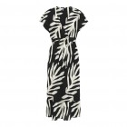 Only ONLNOVA LIFE VIS ZILLA LONG DRESS AOP 15325514 black 548 upscale palm