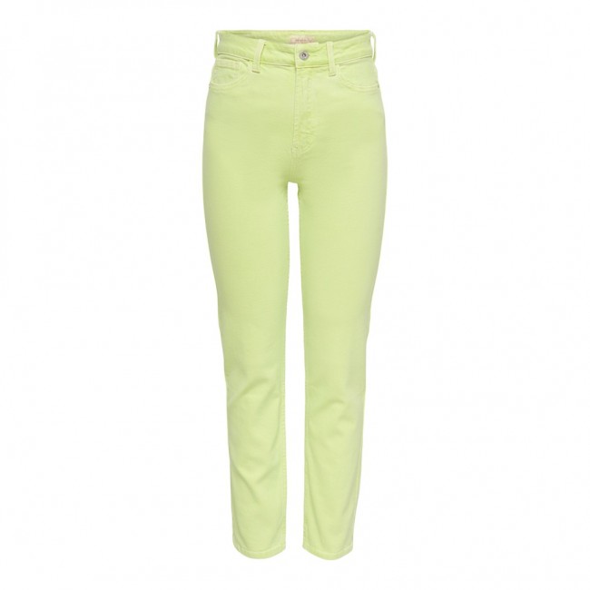 only ONLEMILY HW STRAIGHT ANK COL PNT 15252531-sunny lime