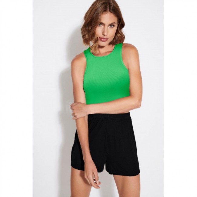 only ONLBELIA S/L CROP TOP BOX JRS 15289846-summer green