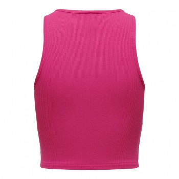 only ONLBELIA S/L CROP TOP BOX JRS 15289846-fuchsia