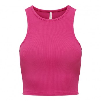 only ONLBELIA S/L CROP TOP BOX JRS 15289846-fuchsia