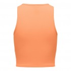 only ONLBELIA S/L CROP TOP BOX JRS 15289846-orange chifton