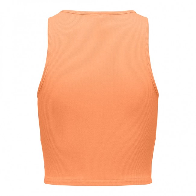 only ONLBELIA S/L CROP TOP BOX JRS 15289846-orange chifton