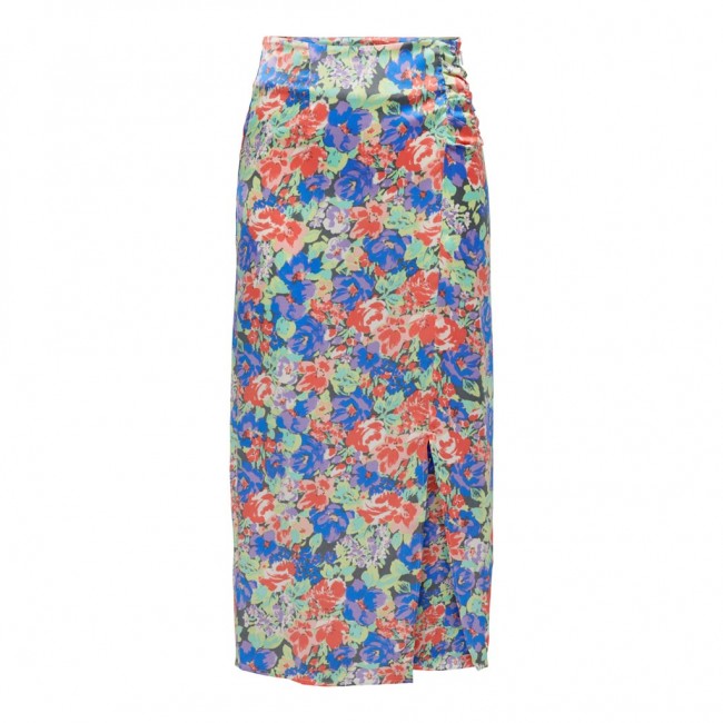 only ONLAYLA HW CALF SLIT SKIRT PTM 15294582-blackflowers