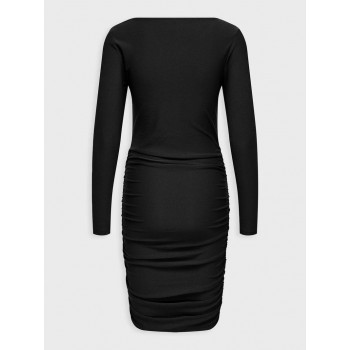 Only ONLSANSA L/S ASSYMETRIC DRESS JRS 15307684 black