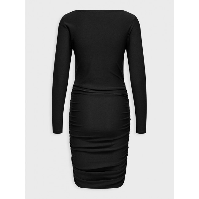 Only ONLSANSA L/S ASSYMETRIC DRESS JRS 15307684 black