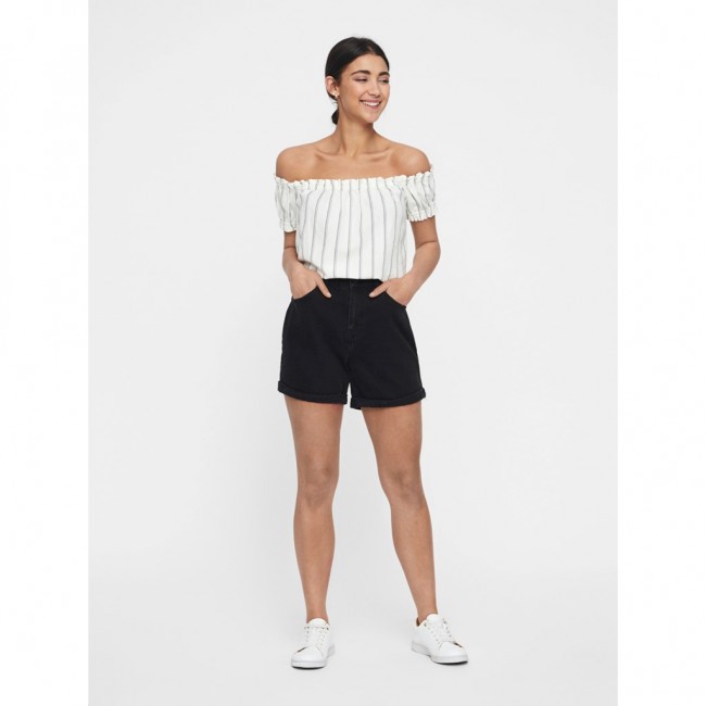 Vero moda VMNINETEEN HR LOOSE SHORTS MIX NOOS 10210384 black