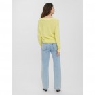 Vero moda VMNEWLEXSUN LS SHORT V-NECK CARD GA NOOS 10261276 lemon meringue