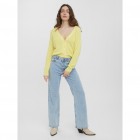 Vero moda VMNEWLEXSUN LS SHORT V-NECK CARD GA NOOS 10261276 lemon meringue