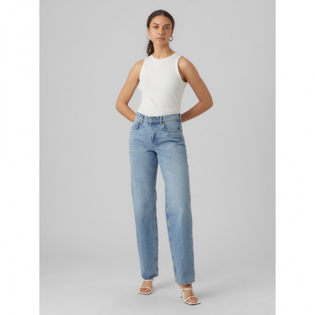 Vero moda VMLAVENDER SL TOP VMA JRS NOOS 10275519 snow white