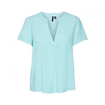 Vero moda VMMYMILO SS TOP WVN GA 10282525 limbet shell