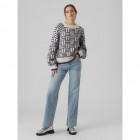 Vero moda VMSOLANGE LS O-NECK PULLOVER GA 10294698 birch w astral aura