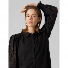 Vero moda VMCABENA L/S SHIRT WVN BTQ 10294948 black