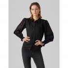 Vero moda VMCABENA L/S SHIRT WVN BTQ 10294948 black