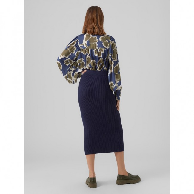 Vero moda VMGRAYCE LS PUSSY BOW SHIRT VMA 10295702 winter moss fram