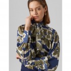 Vero moda VMGRAYCE LS PUSSY BOW SHIRT VMA 10295702 winter moss fram