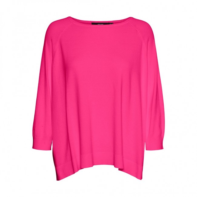 Vero moda VMNELLIE GLORY 3/4 BOXY BLOUSE GA LOW 10296506 fuchsia purple