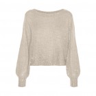 Vero moda VMLEILANI NEW LS BOATNECK PULLOVER 10296630 birch 