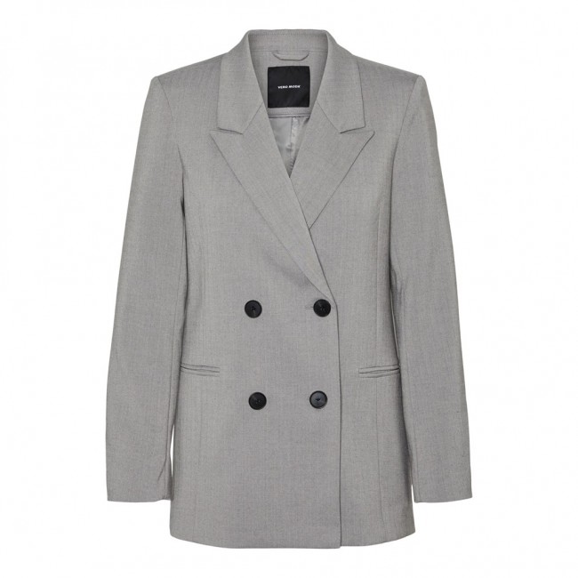 Vero moda VMULLA LS HERRINGBONE BLAZER 10297413 light grey melange