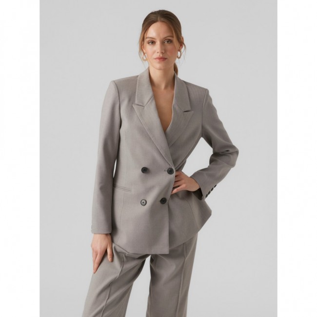 Vero moda VMULLA LS HERRINGBONE BLAZER 10297413 light grey melange