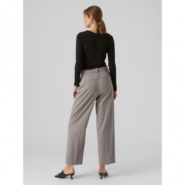 Vero moda VMULLA MR STRAIGHT PANT 10297417 lighr grey melange Vero moda VMULLA MR STRAIGHT PANT 10297417 lighr grey melange