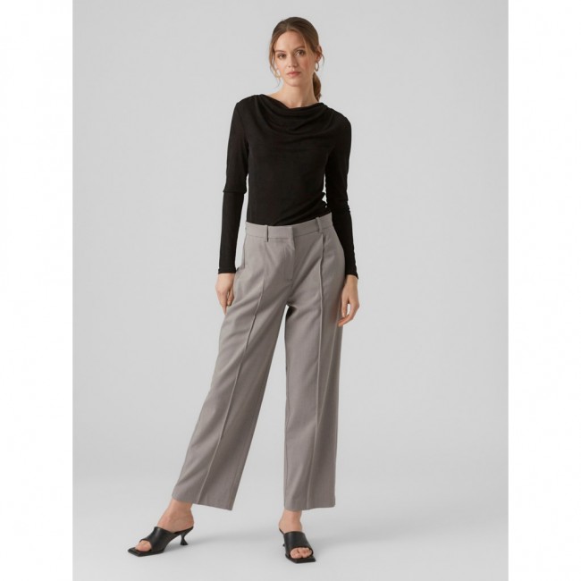 Vero moda VMULLA MR STRAIGHT PANT 10297417 lighr grey melange Vero moda VMULLA MR STRAIGHT PANT 10297417 lighr grey melange