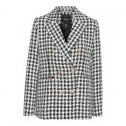 Vero moda VMPAIGE LS HOUNDSTOOTH BLAZER 10297492 blac white houndstooth