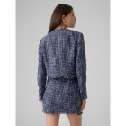 Vero moda VMCHANTELLE LS SHORT TWEED BLAZER 10299447 navy blazer melange