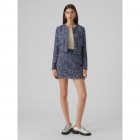 Vero moda VMCHANTELLE LS SHORT TWEED BLAZER 10299447 navy blazer melange