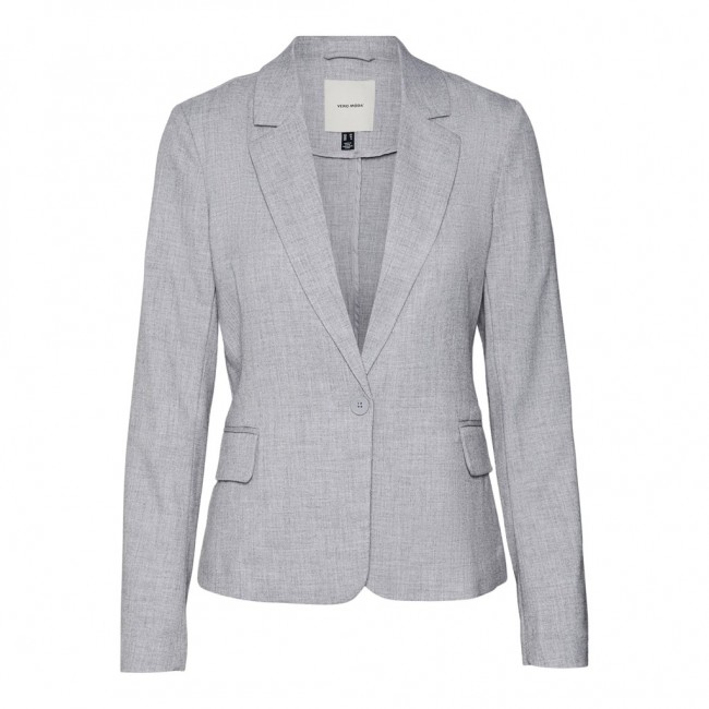 Vero moda VMYOLANDA LS SLIM BLAZER 10301257 medium grey melange