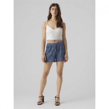 Vero moda VMHONEY LACE V-NECK CROPPED TOP WVN GA 10272481 snow white