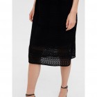 Vero moda VMHONEY LACE SINGLET CALF DRESS WVN 10272503 black