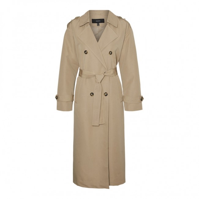 Vero moda VMCHLOE LONG TRENCHCOAT NOOS 10300263 silver mink