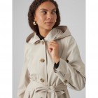 Vero moda VMCHELSEA TRENCHCOAT BOOS 10300845 oatmeal Vero moda VMCHELSEA TRENCHCOAT BOOS 10300845 oatmeal