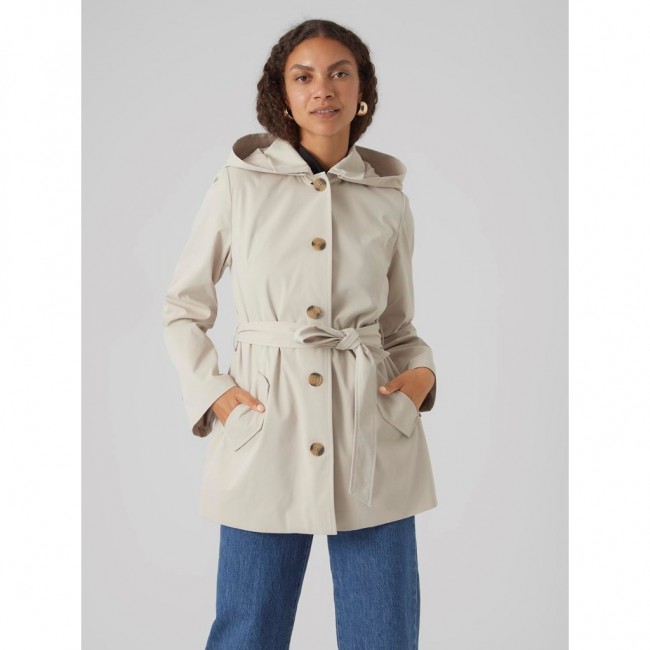Vero moda VMCHELSEA TRENCHCOAT BOOS 10300845 oatmeal Vero moda VMCHELSEA TRENCHCOAT BOOS 10300845 oatmeal