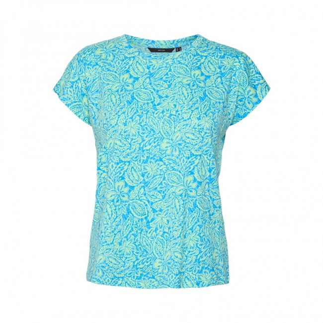Vero moda VMNETHE AVA SS TOP BOX JRS GA 10308675 bonnie blue