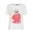 Vero moda VMPETRA OLLY SS TOP BOX JRS GA 10308694 snow white