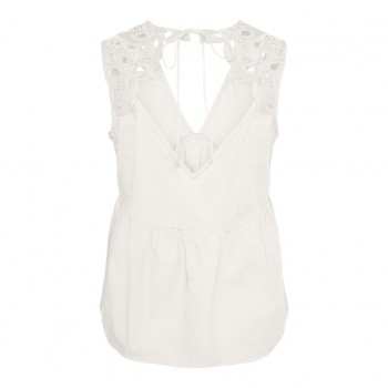 Vero moda VMNOA SL TOP WVN GA 10308917 snow whte