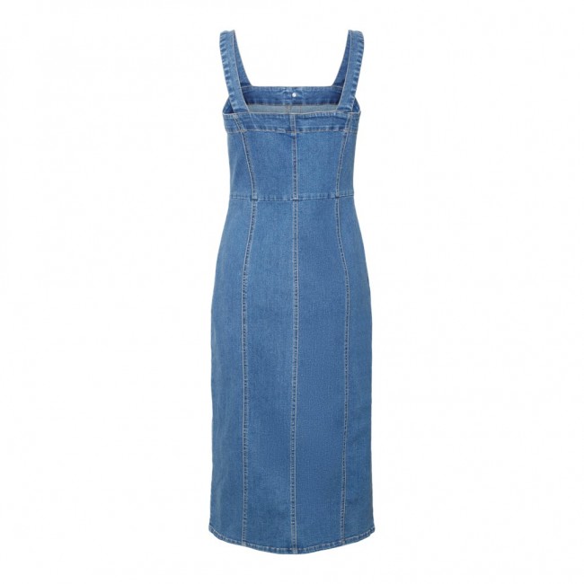 Vero moda VMSAILA SL CALF DENIM DRESS YO344 10310393 medium blue denim