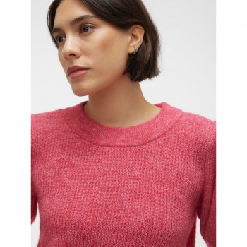 VM VMVIGGA 3/4 RIB PULLOVER GA BOO REP 10277742 raspberry sorbet lmelange