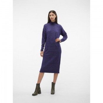 VM VMKADEN LS HIGHNECK CALF DRESS GA BF 10291260 astral aura melange