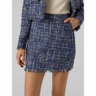 VM VMCHANTELLE HR SHORT TWEED SKIRT 10299449 navy blazer melange