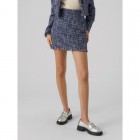 VM VMCHANTELLE HR SHORT TWEED SKIRT 10299449 navy blazer melange