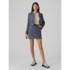 VM VMCHANTELLE HR SHORT TWEED SKIRT 10299449 navy blazer melange